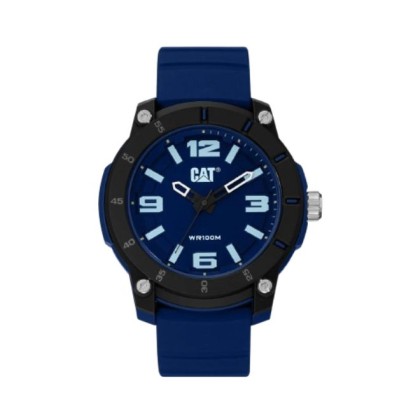 CAT STRYNOX LY-140-26-632 Analog Navy Blue Silicone Strap Men Watch